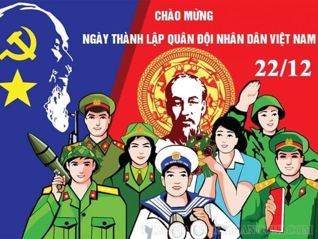 BÀI TUYÊN TRUYỀN KỶ NIỆM 79 NĂM NGÀY THÀNH LẬP QUÂN ĐỘI NHÂN DÂN VIỆT NAM ( 22/12/1944-22/12/2023) VÀ 34 NĂM NGÀY HỘI QUỐC PHÒNG TOÀN DÂN (22/12/1989-22/12/2023)!